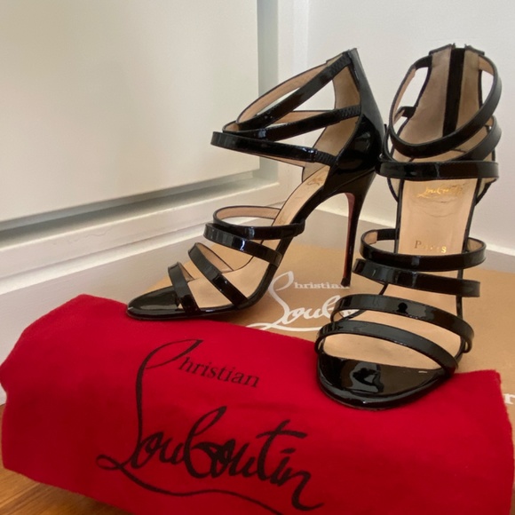 CHRISTIAN LOUBOUTIN PARIS MARINIERE HEELS. - Picture 2 of 5
